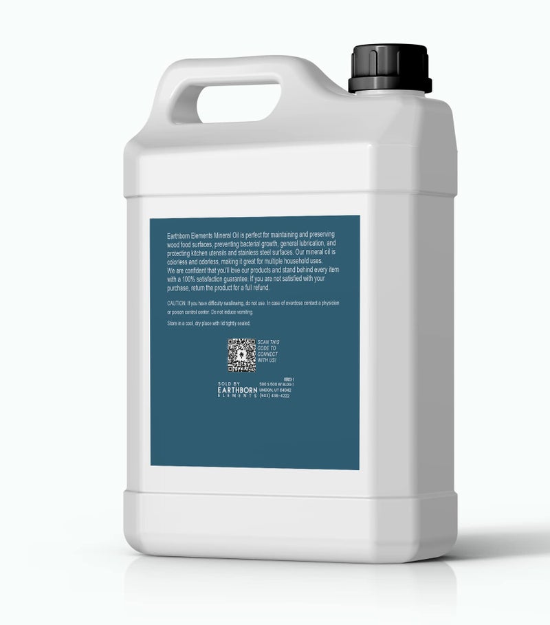 Earthborn Elements Mineral Oil (1 Gallon) Food Grade, Pure & Undiluted Clear - Image 2